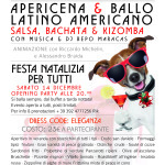 Salsa-bachata-kizomba ai cacciatori Fogliano Sabato 14 dic