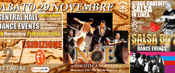 Stage di salsa portoricana a Udine-Moimacco discoteca Nord-est